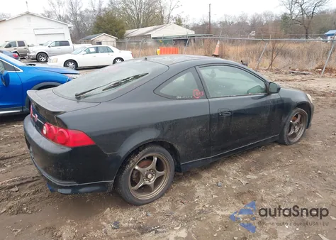 2005 Acura Rsx Type S из США, поврежденный, VIN JH4DC530X5S001491